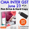 CMA Inter GST June 23 - Pendrive and Hard Copy