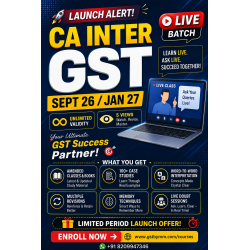 CA Inter GST Batch for...