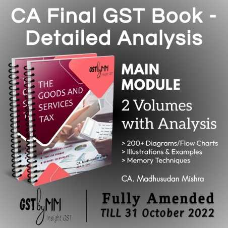 CA Final GST Book - Detailed Analysis