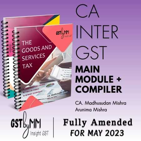 CA Inter GST Combo - Detailed Book + Question Bank