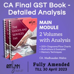 CA Final GST Book - Detailed Analysis
